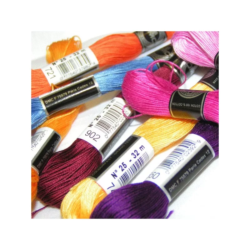 Échevette De Coton À Broder Couleur 32M