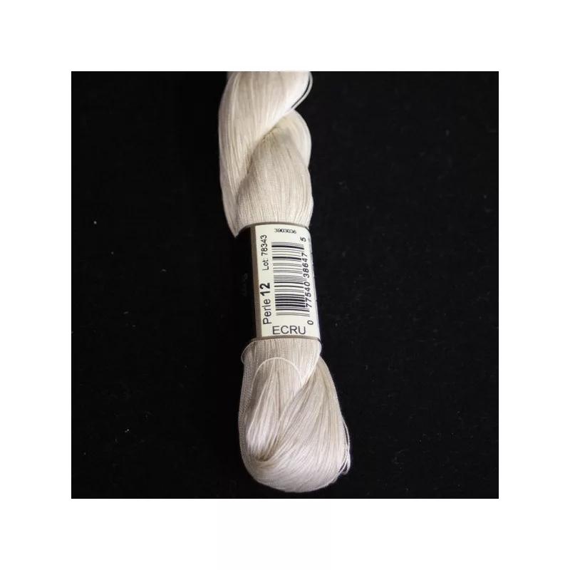 Coton Perlé N°12 En Écheveaux