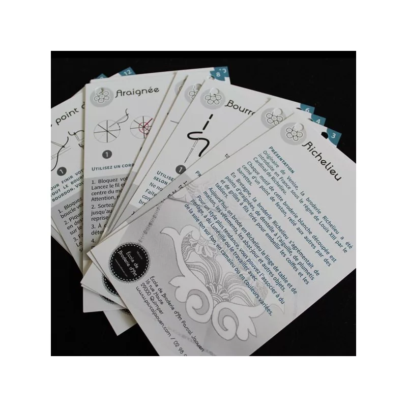 Cartes Points De Broderie Richelieu