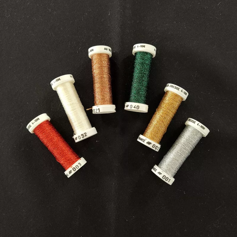 Pack Metallisé Tressé 4 Noël