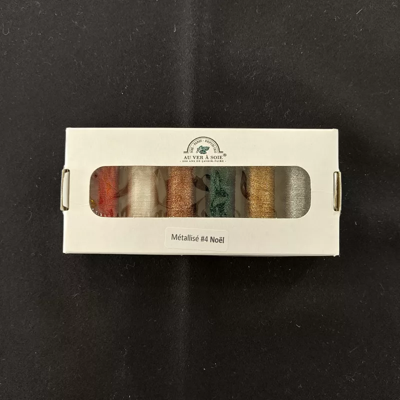 Pack Metallisé Tressé 4 Noël