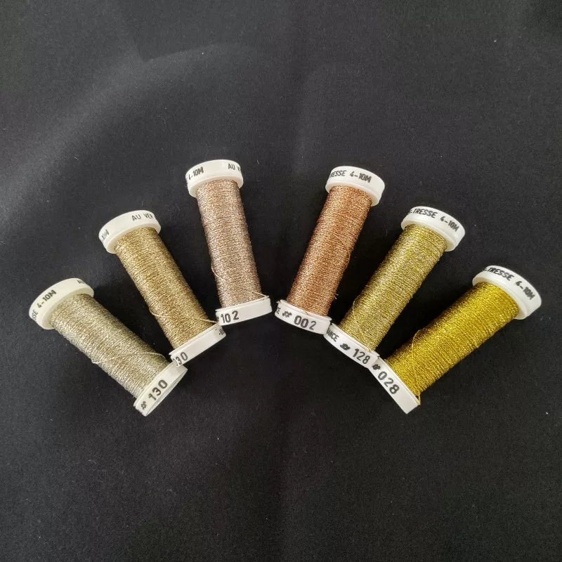 Pack Métallisé Tressé 4 Or