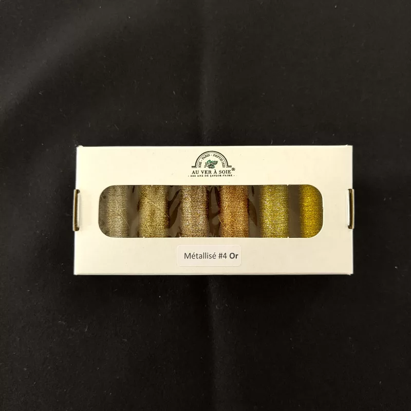 Pack Métallisé Tressé 4 Or