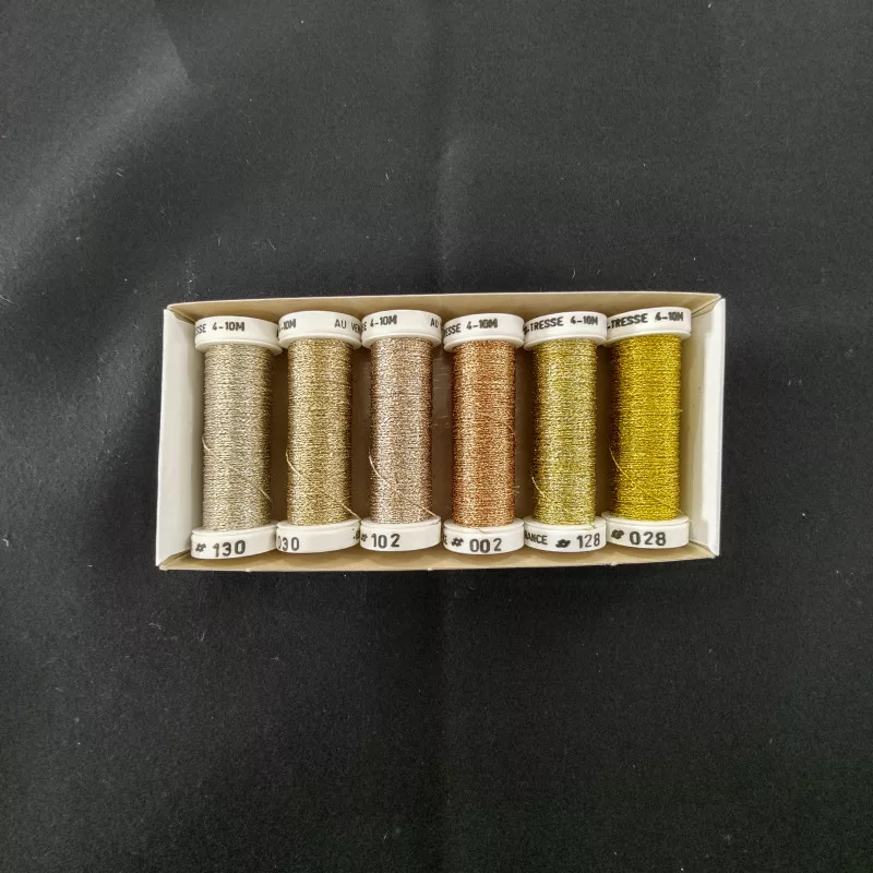 Pack Métallisé Tressé 4 Or