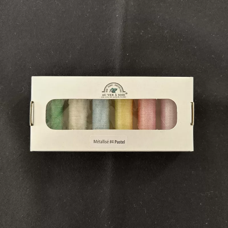 Pack Metallisé Tressé 4 Pastel