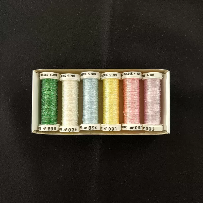 Pack Metallisé Tressé 4 Pastel
