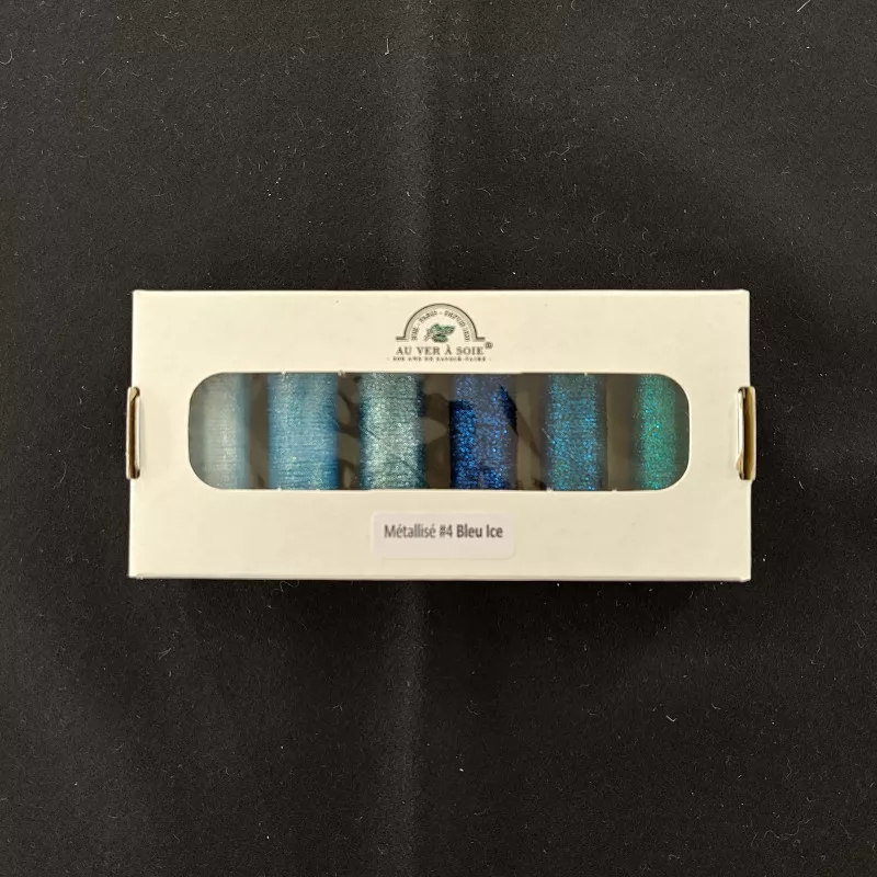 Metallic Braided Pack 4 Ice Blue
