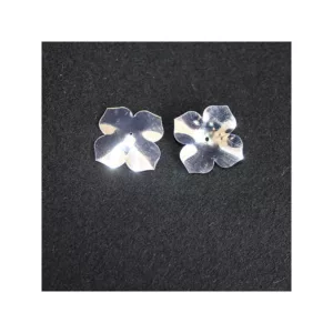 E5188 fleur argentée brillante