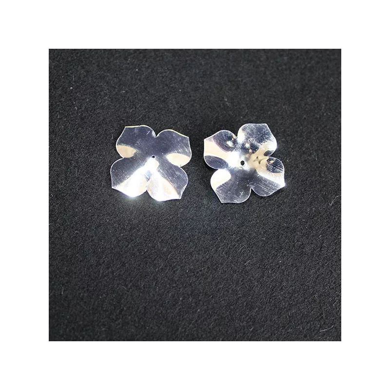 E5188 Fleur Argentée Brillante