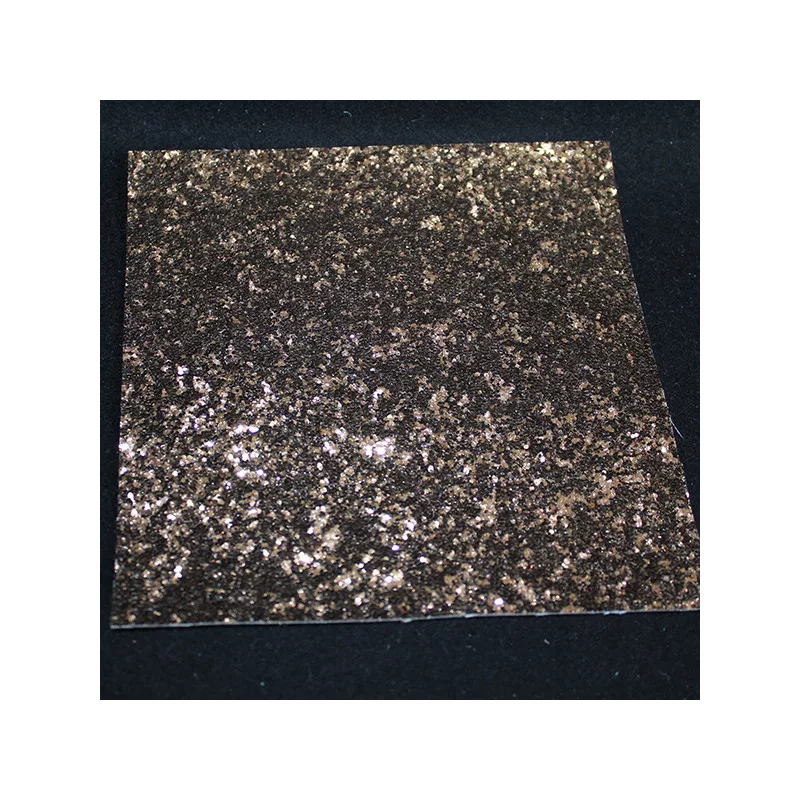 Caviar Bronze Glitter Fabric