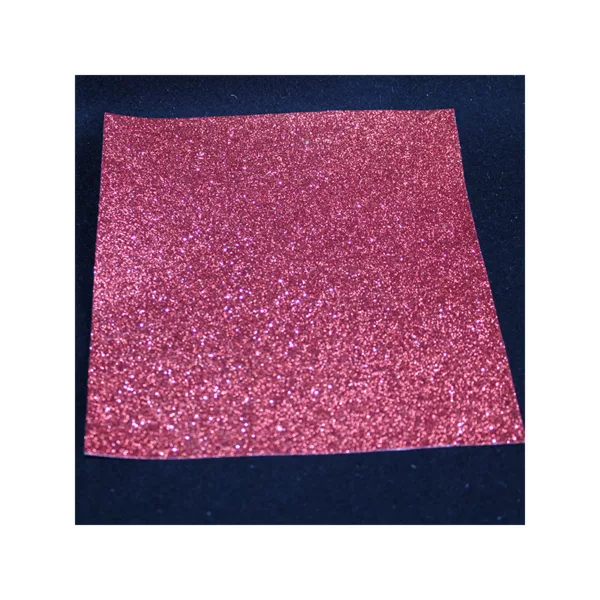 tissu pailleté rouge