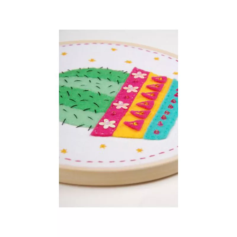 Kit D&rsquo;Artisanat Avec Feutre Cactus