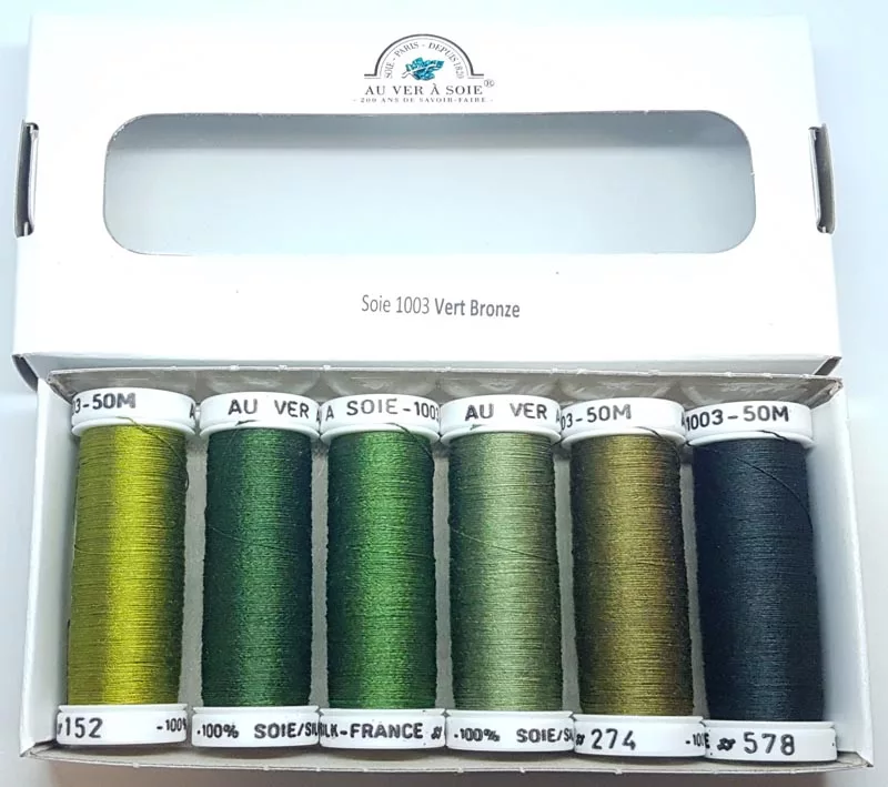 Pack Soie 1003 Vert -Bronze