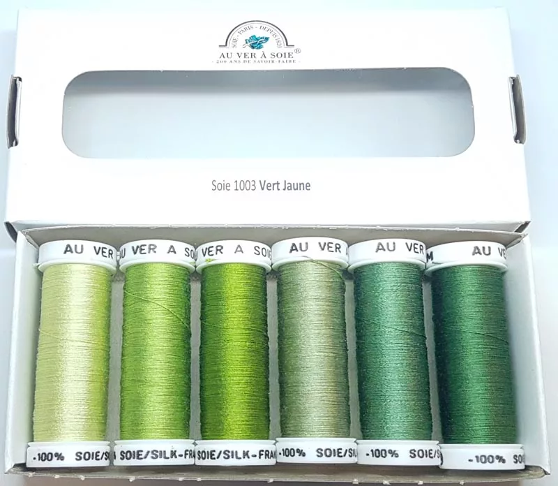 Pack Soie 1003 Vert -Jaune