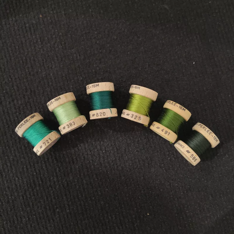 Pack Soie Perlée Vert
