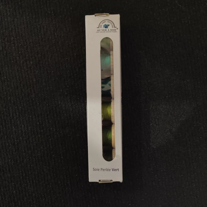 Pack Soie Perlée Vert