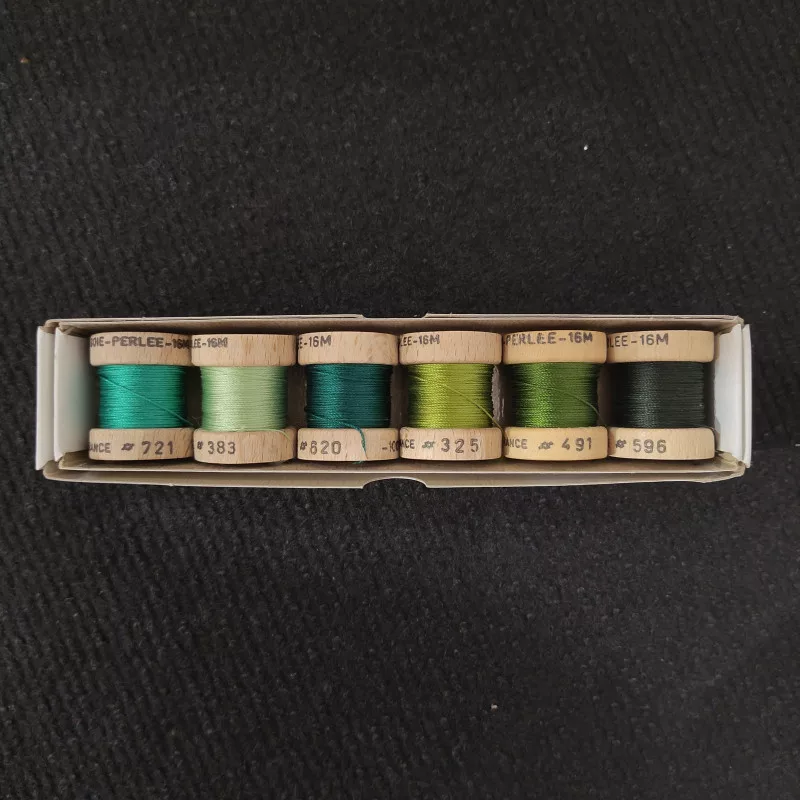 Pack Soie Perlée Vert