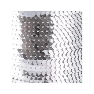 galon paillettes argent