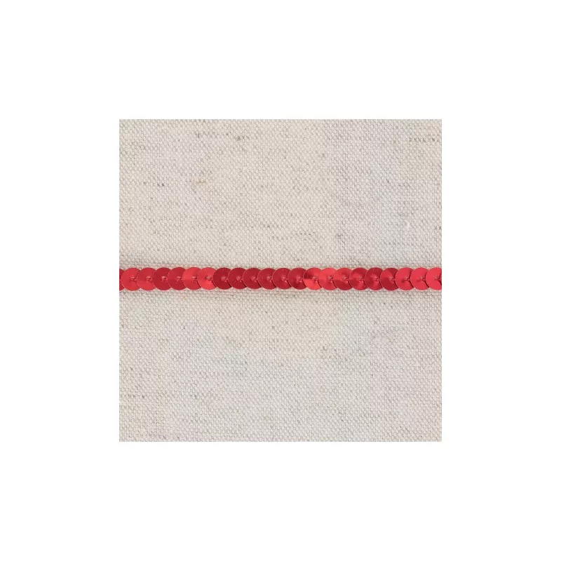 Red Sequin Trim