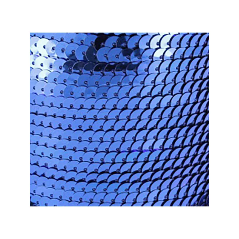Galon Paillettes Bleu