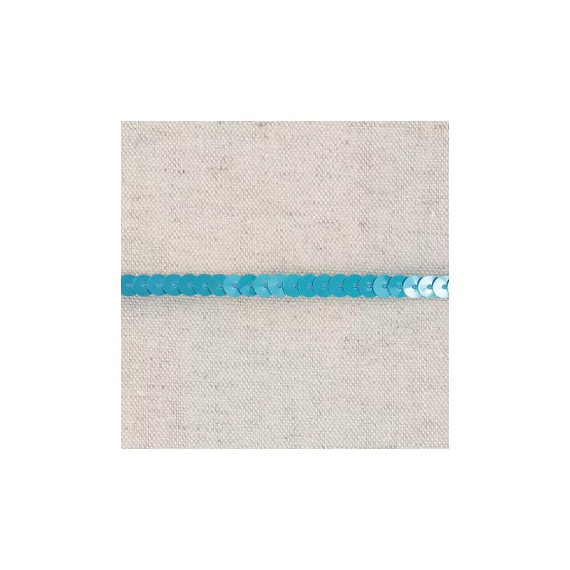 Turquoise Sequin Trim