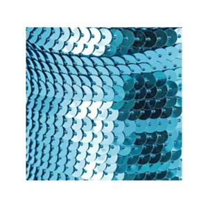 galon paillettes turquoise