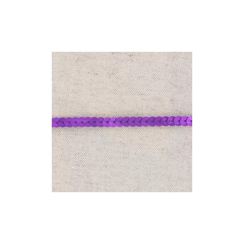 Galon Paillettes Violet