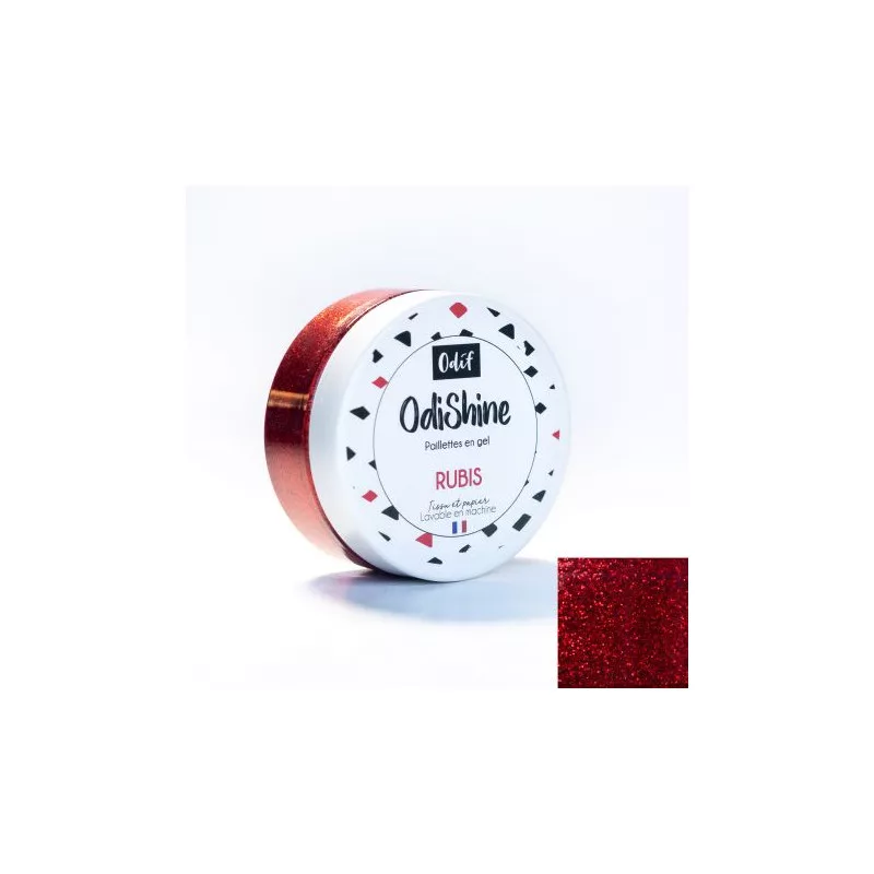 Ruby Gel Glitter