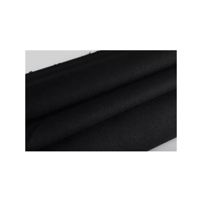 Black Woolen Fabric