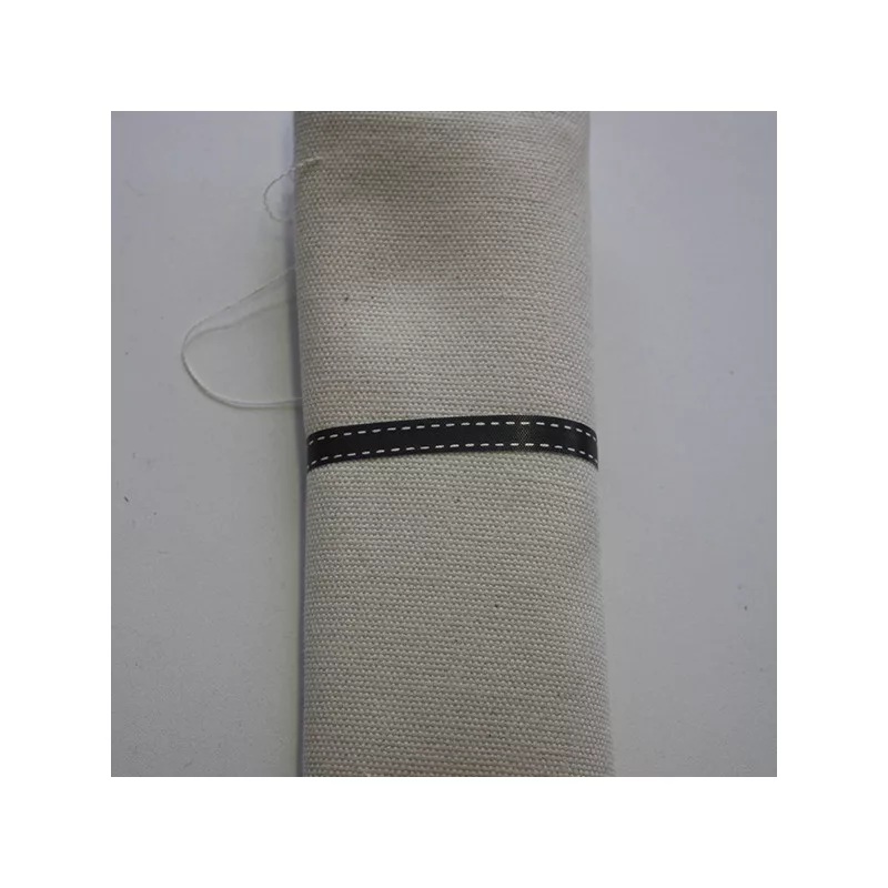 2 Coupons De Toile Coton Écru