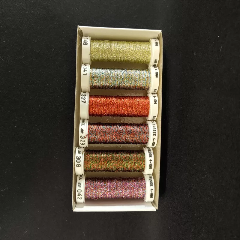 Braided Metallic Pack 4 Variegated No. 2