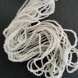 Perles charlottes blanc translucide 02090/13