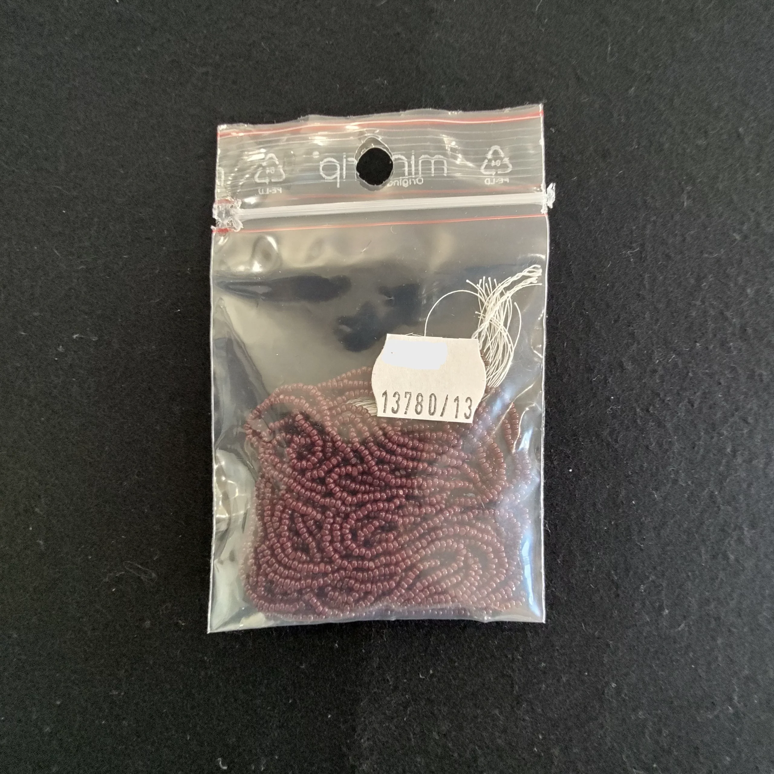 Perles charlotte marron 13780/13