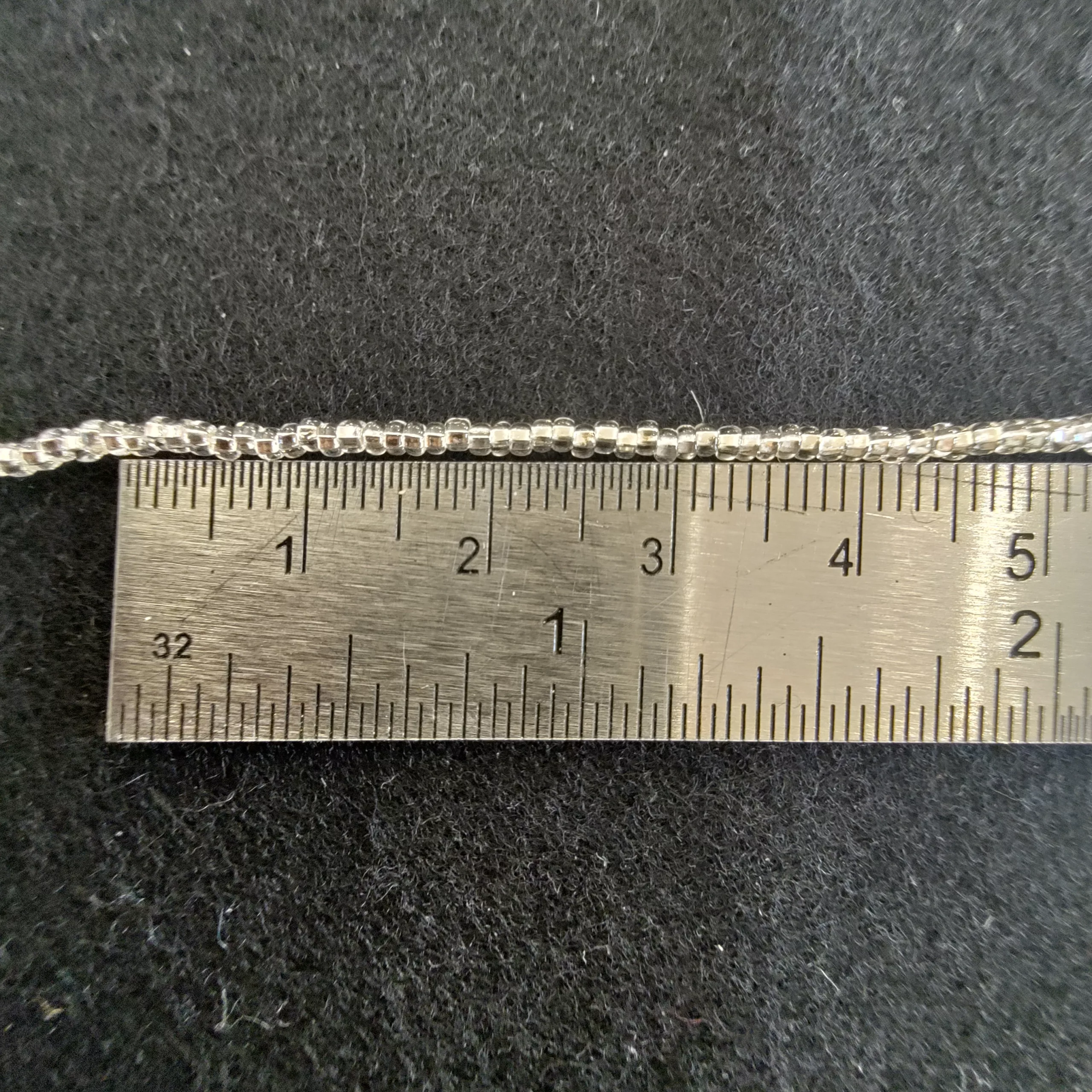 Perles rocailles argent 78102/12