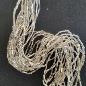 Perles tube argent 78102/2
