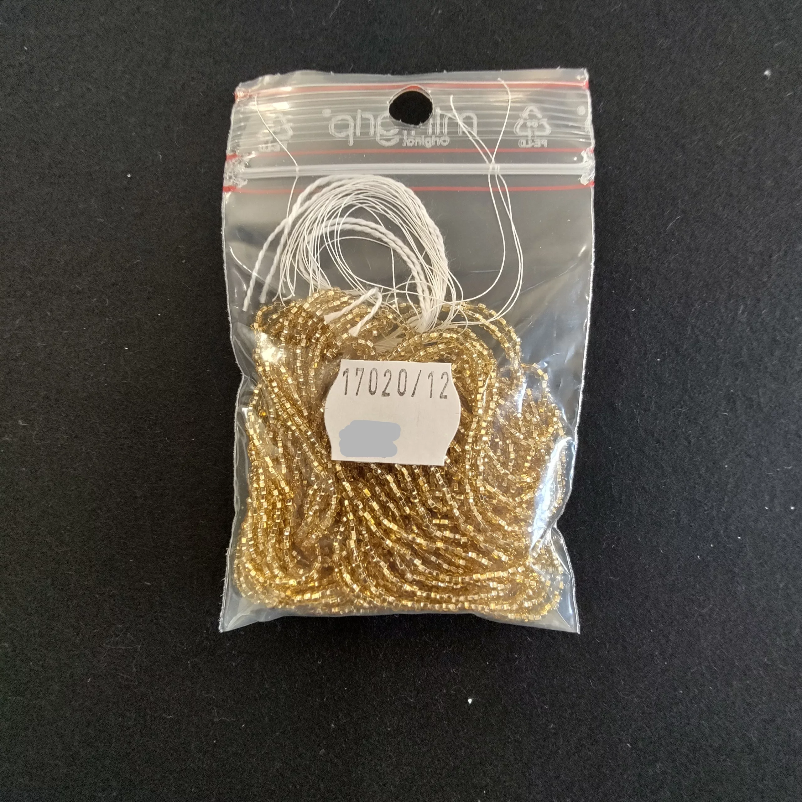 Perles rocailles or 17020/12