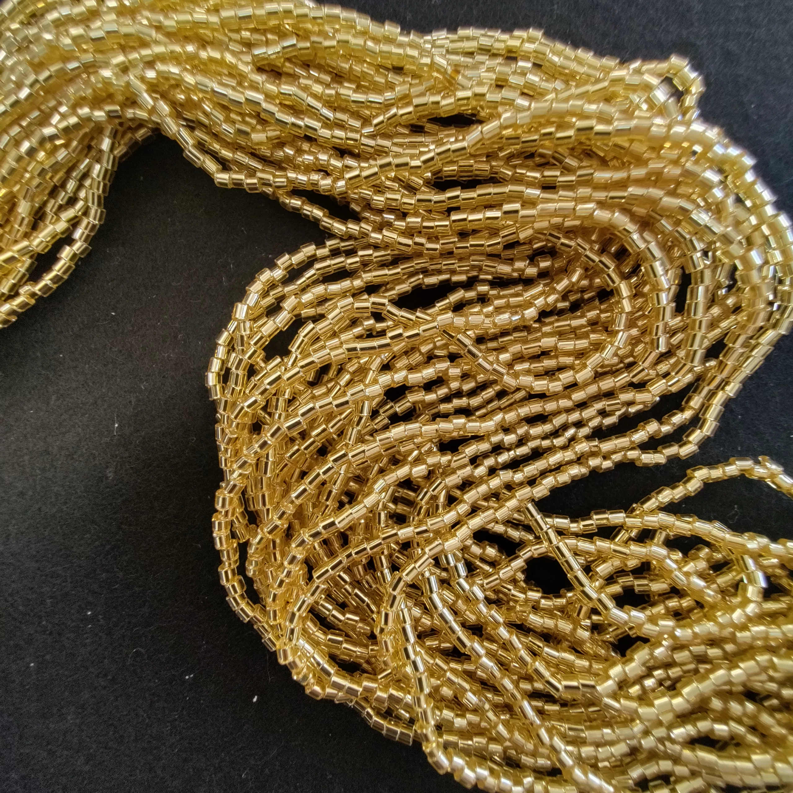 Perles quart de tube or 17020/05