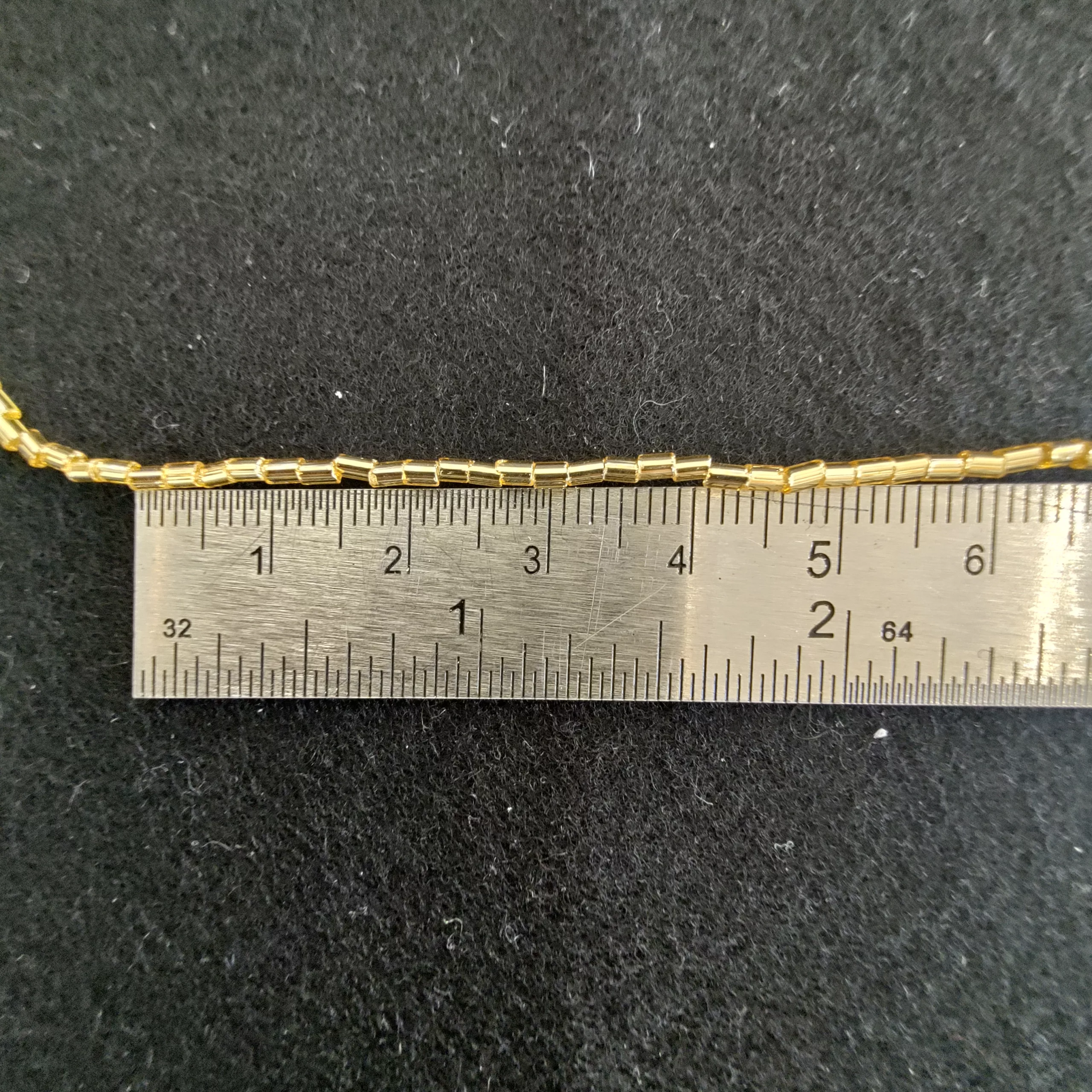 Perles demi tubes or 17020/1