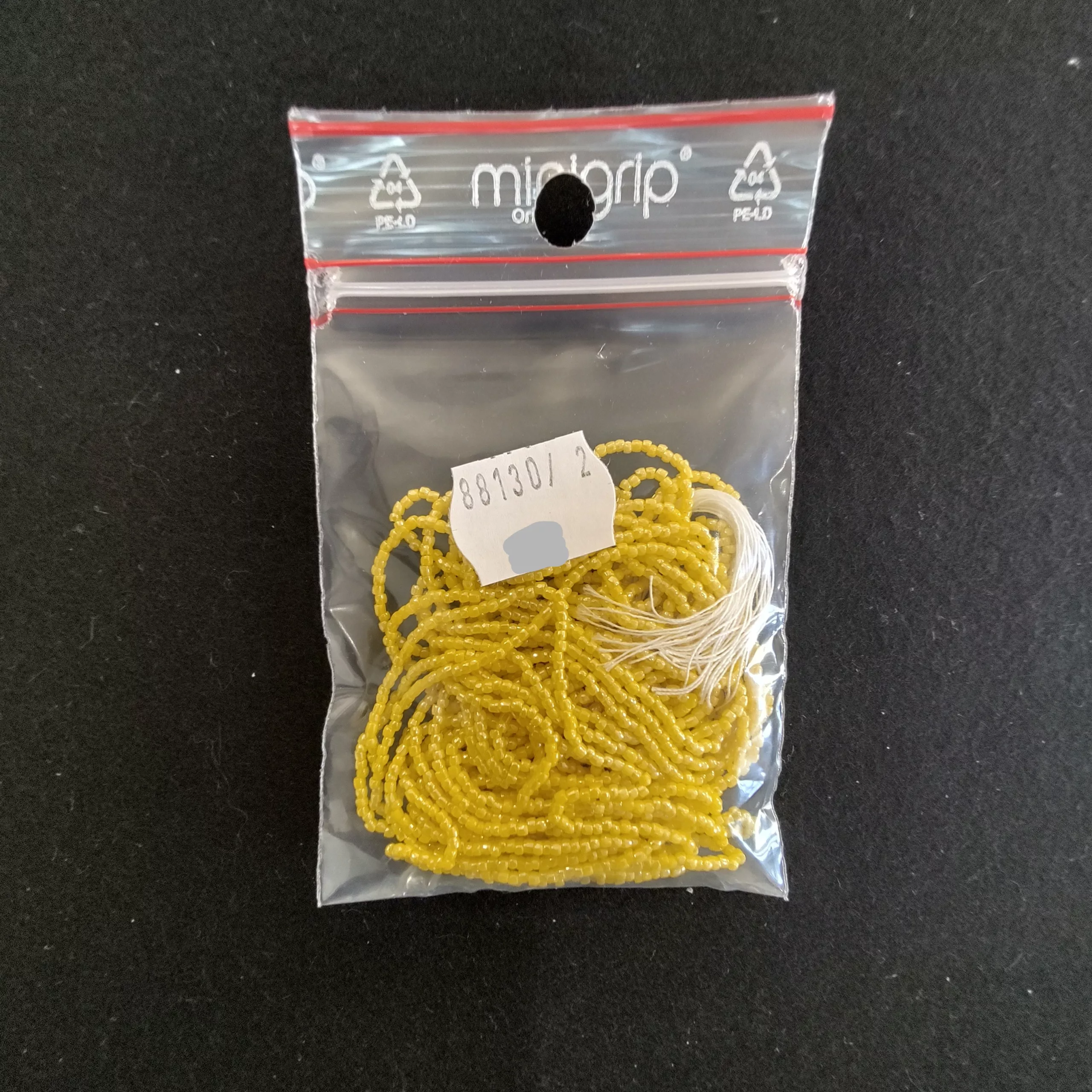 Perles 3 facettes jaune 88130/12