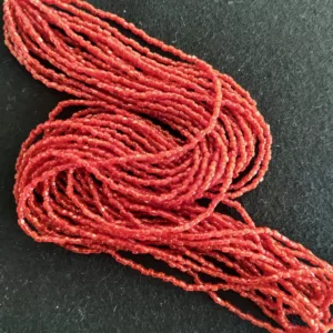 Perles 3 facettes rouge 95081/12
