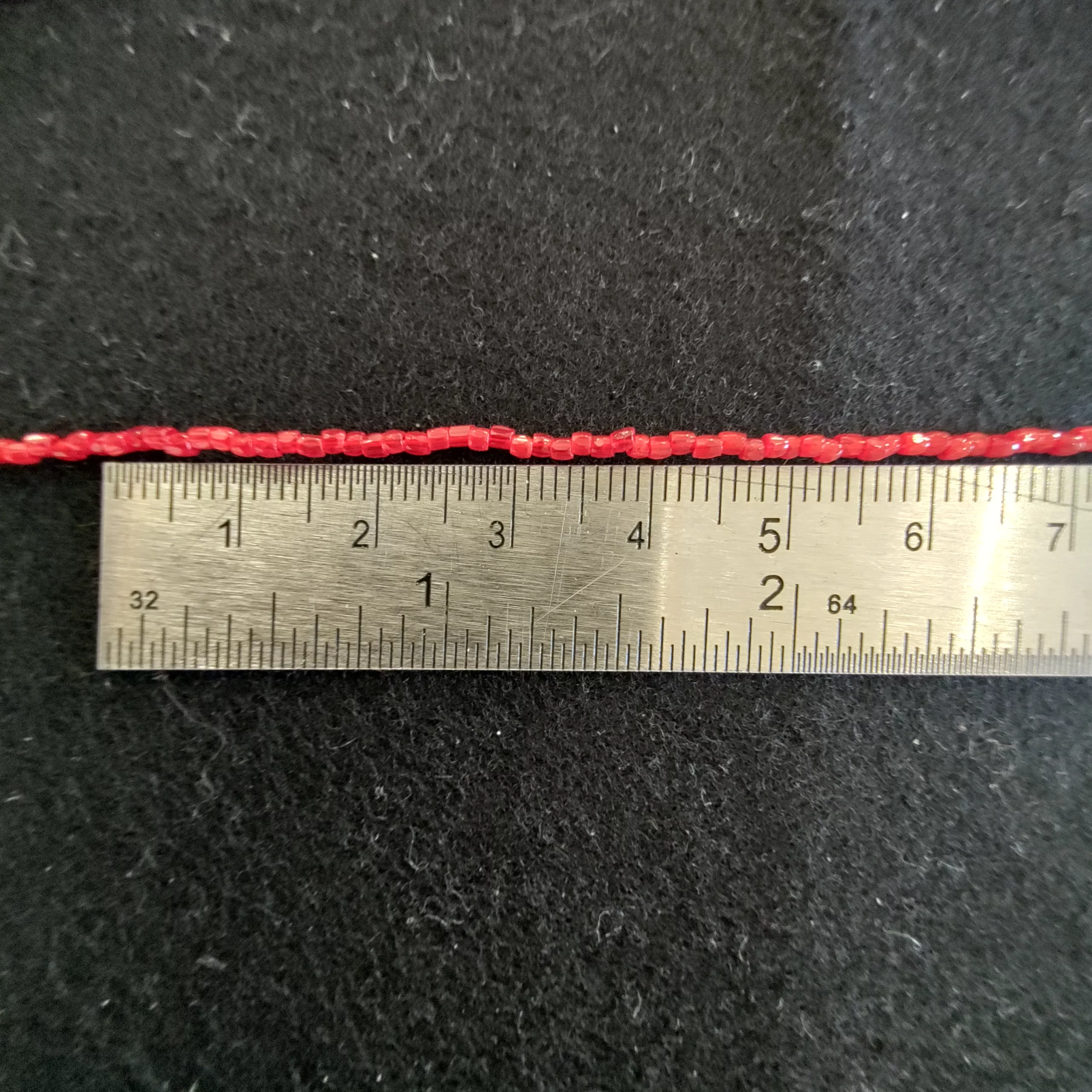 Perles 3 facettes rouge 95081/12