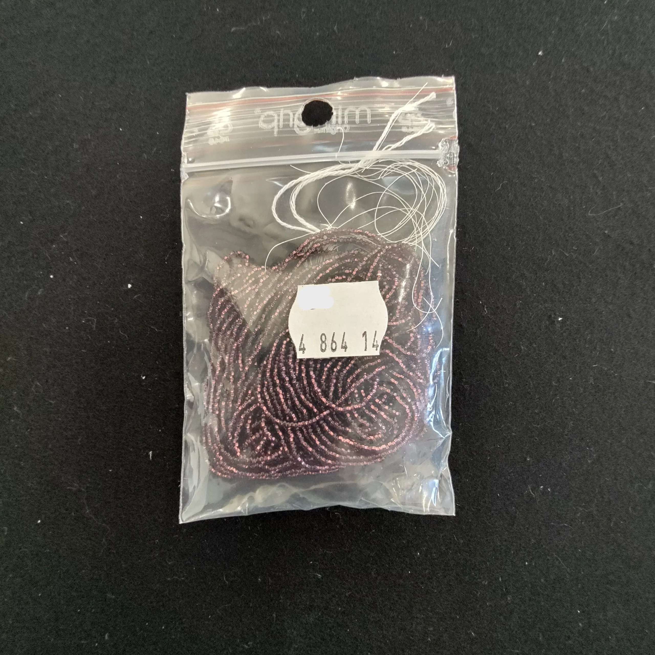 Perles rocaille violettes 4 864/14