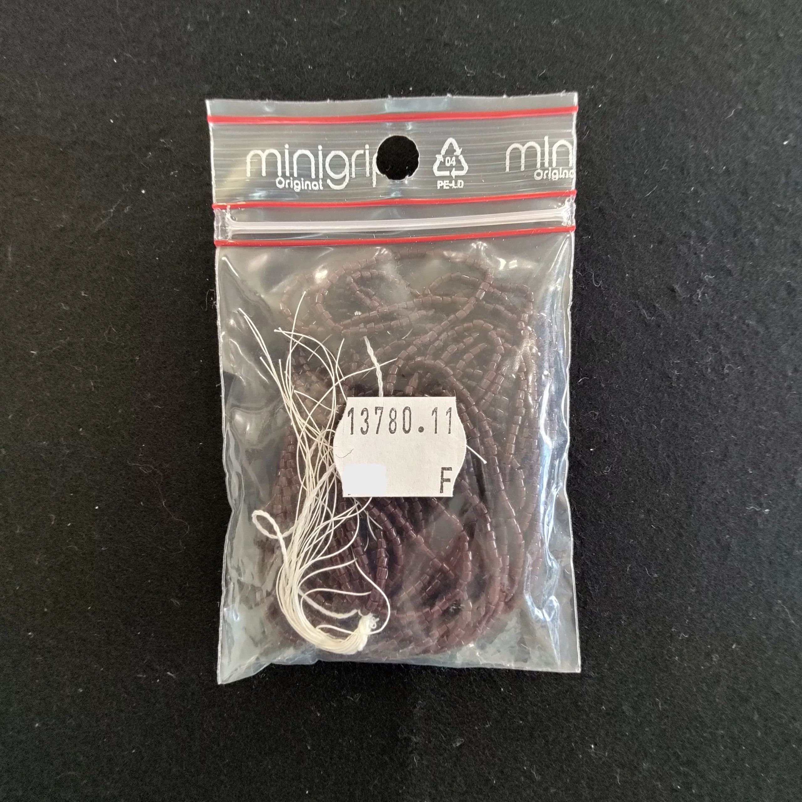 Perles 2 facettes lie de vin 13780/11
