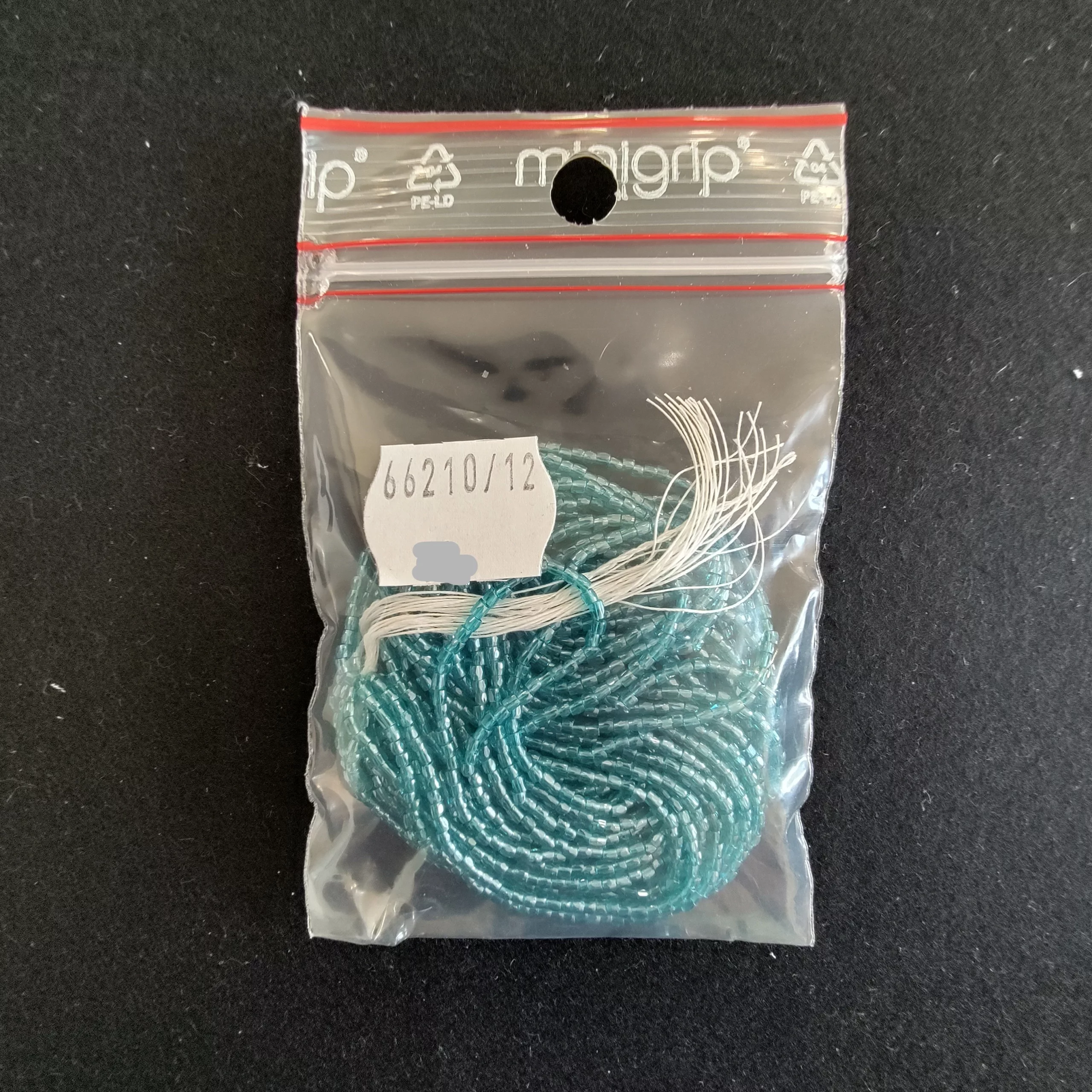 Perles 3 facettes bleu turquoise 66210/12