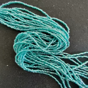 Perles 3 facettes bleu turquoise 66210/12