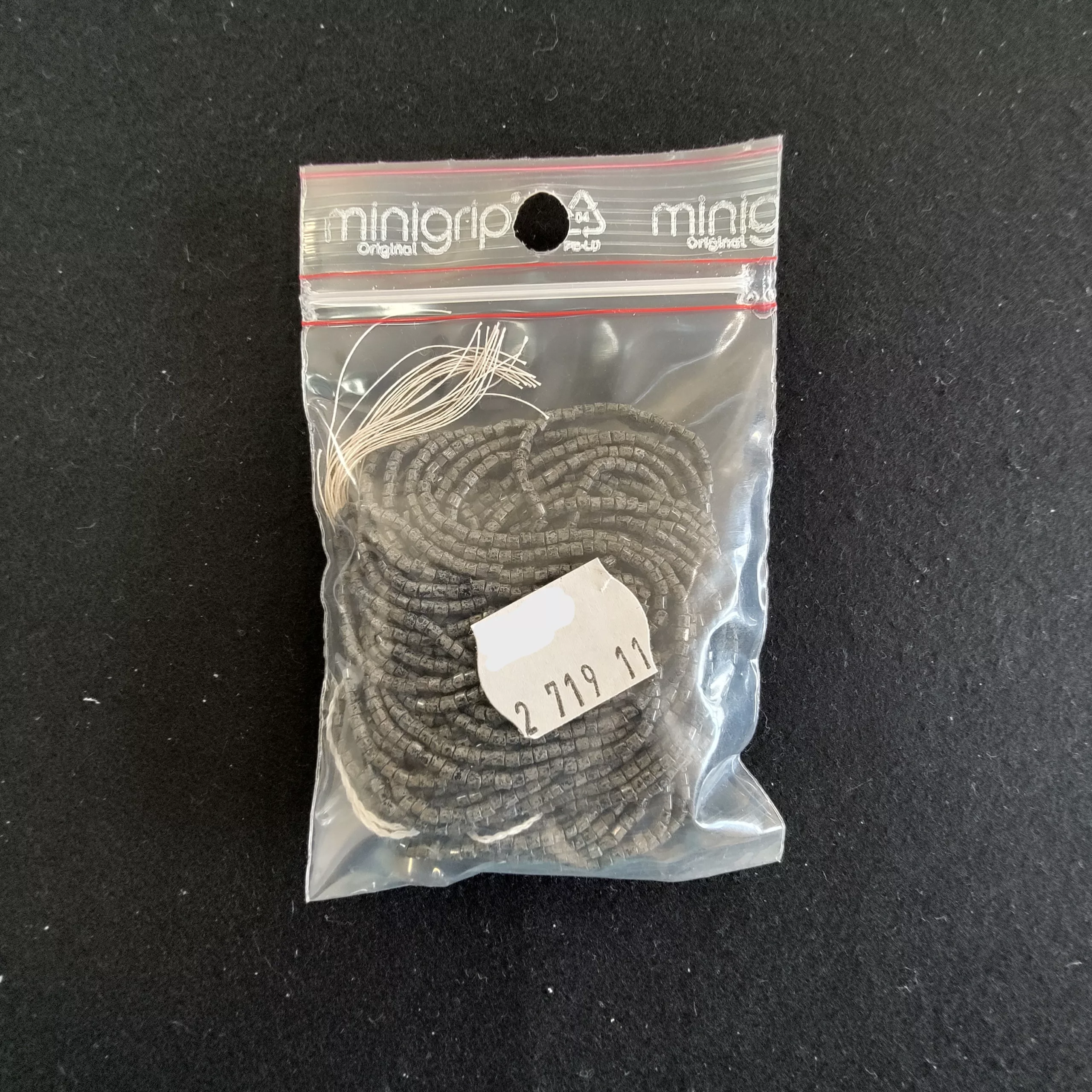 Perles 2 facettes effet pierre 2 719/11