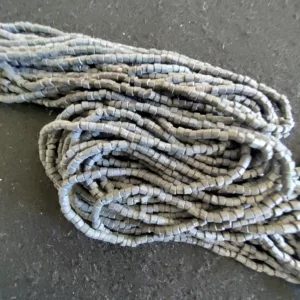 Perles quart de tube noir mat 2 7191/11