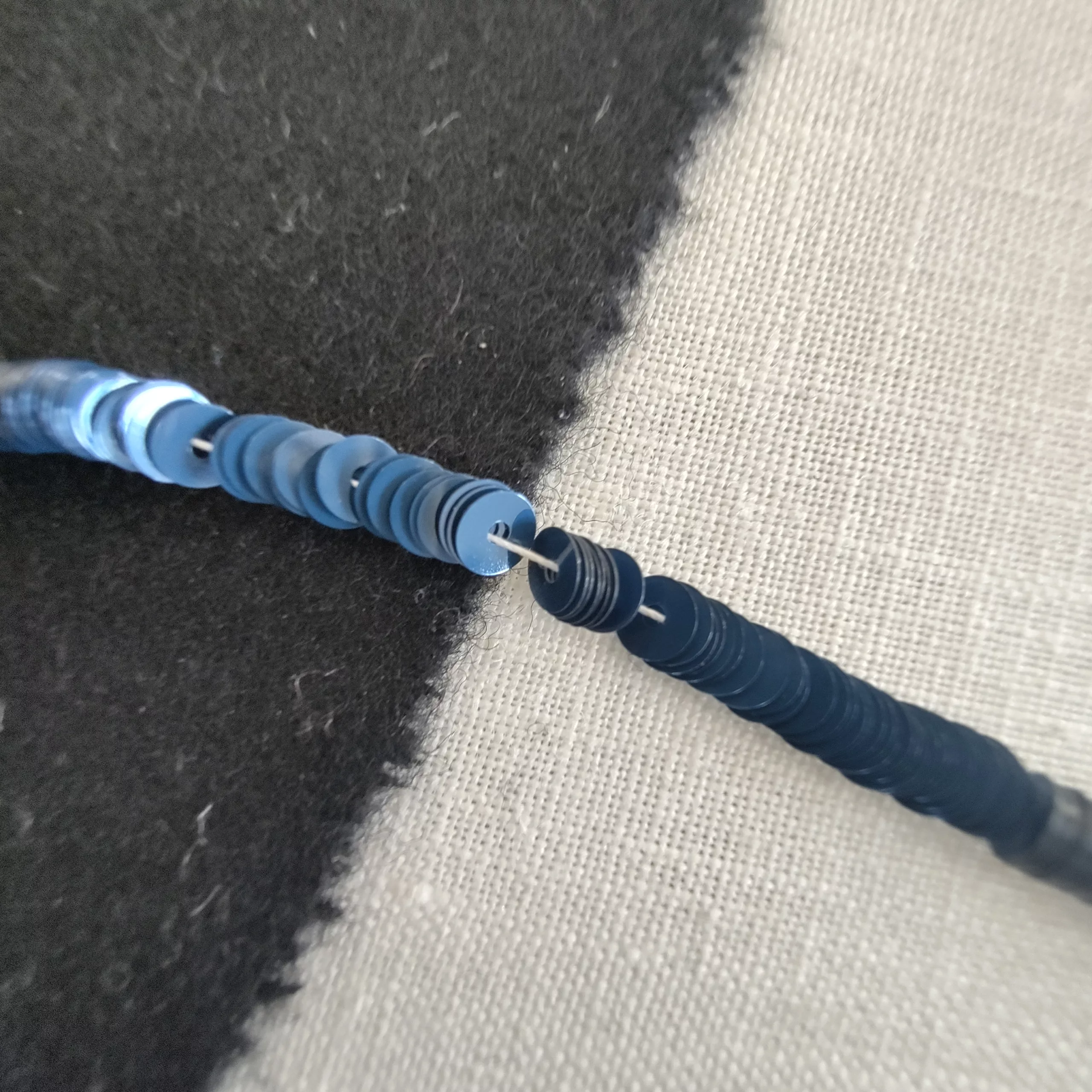 Paillettes bleu foncé 6309