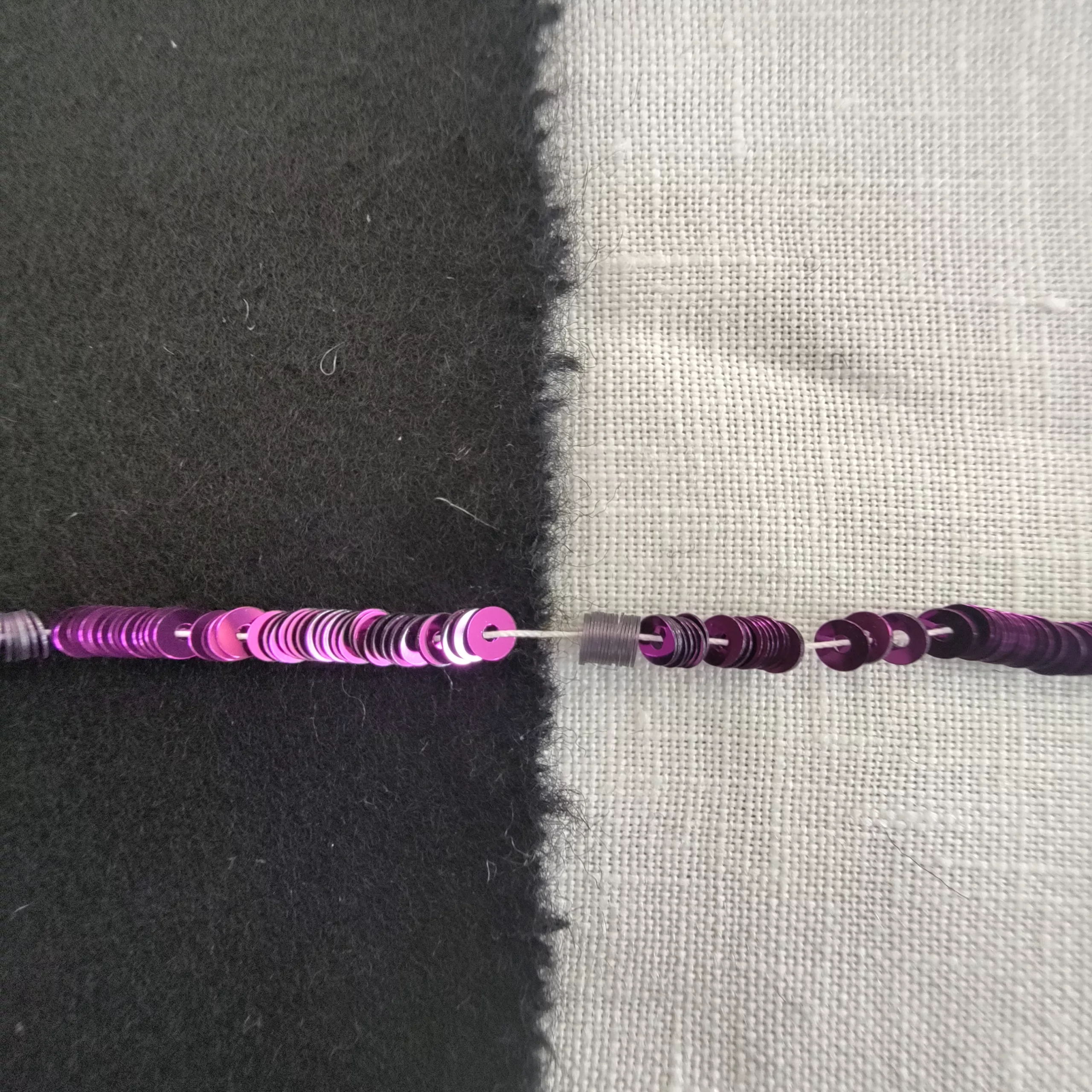 Paillettes violet 5061