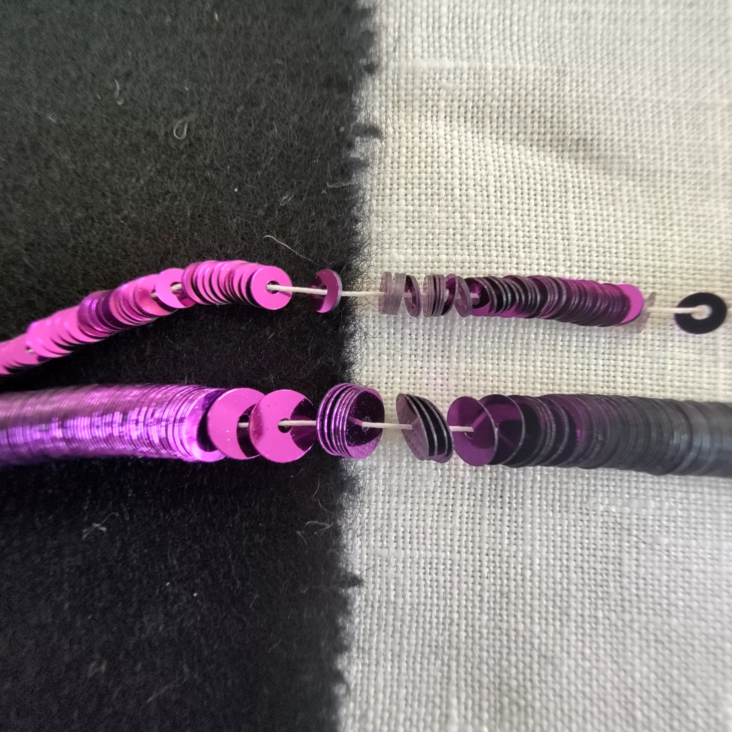 Paillettes violet 5061